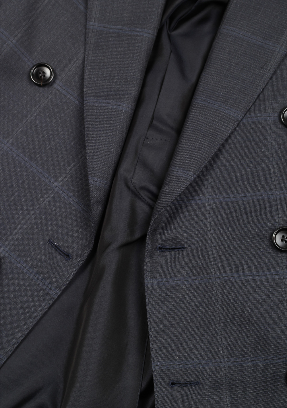 TOM FORD Atticus Wool Checked Blue Suit Size 54 / 44R U.S. – image 2