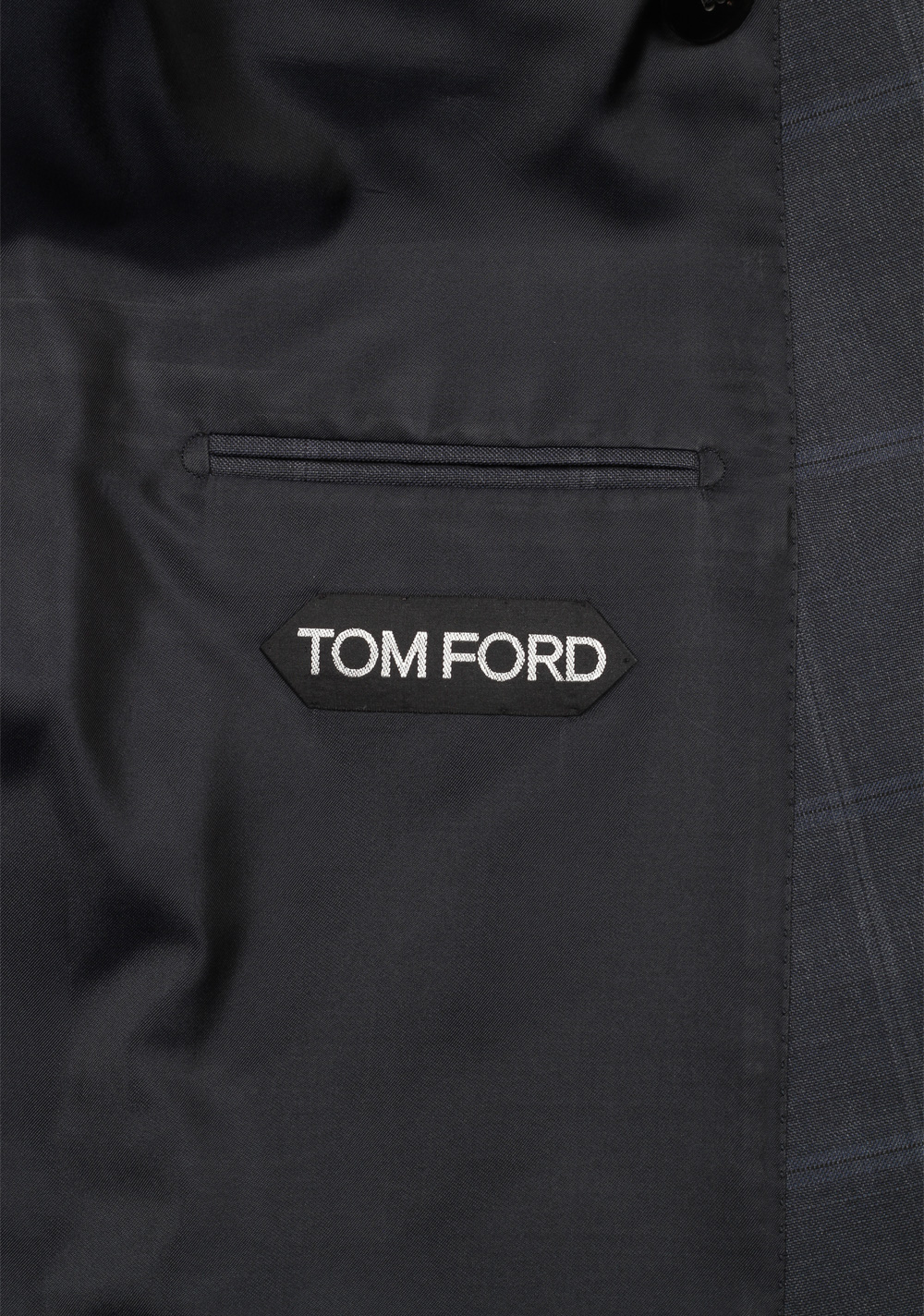 TOM FORD Atticus Wool Checked Blue Suit Size 54 / 44R U.S. – image 7