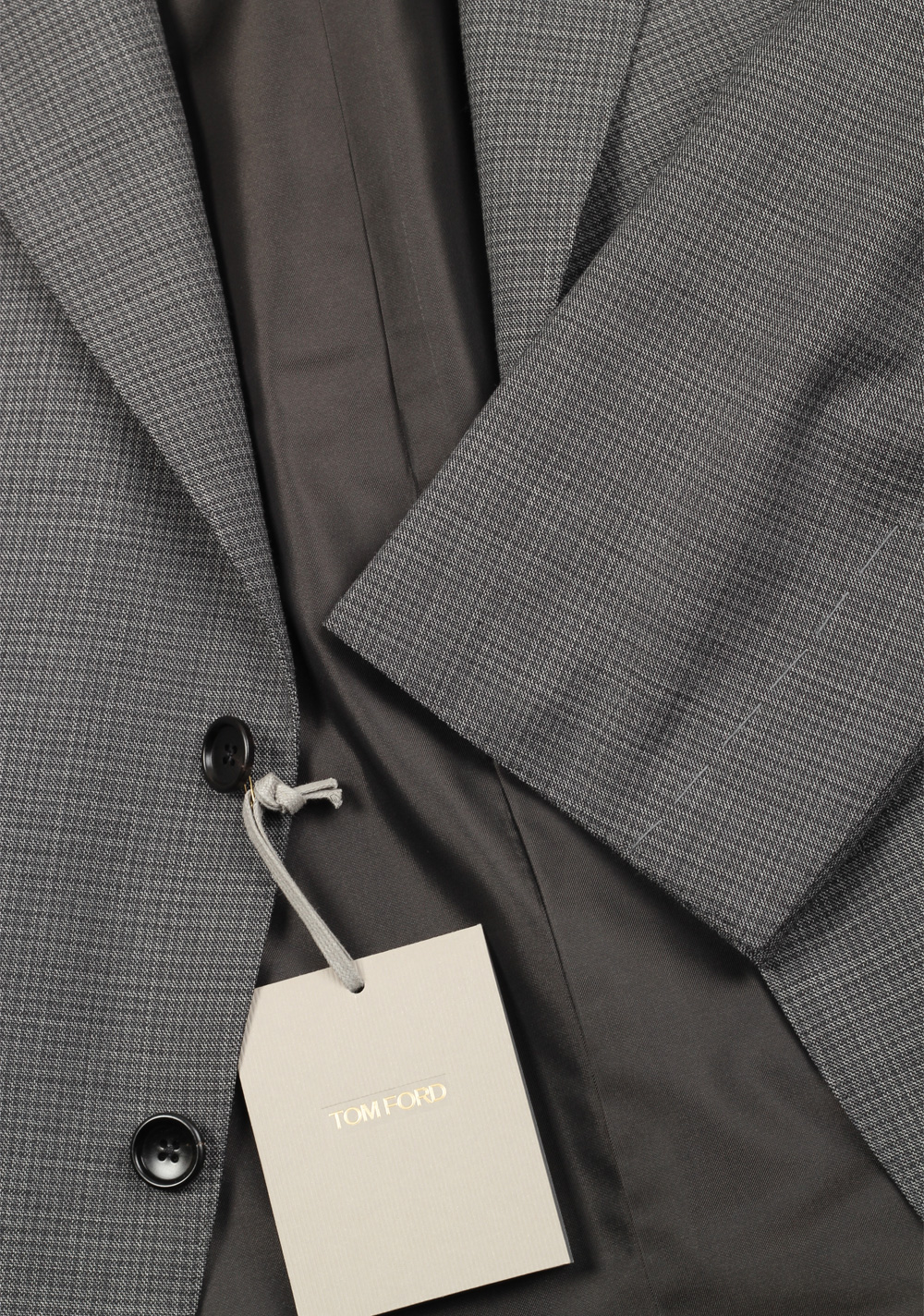 TOM FORD Windsor Gray Checked Suit Size 54S / 44S U.S. – image 4