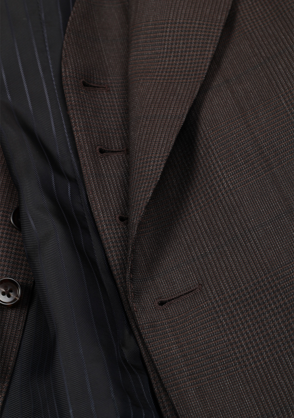 TOM FORD Windsor Brown 3 Piece Checked Suit Size 54S / 44S U.S. – image 3