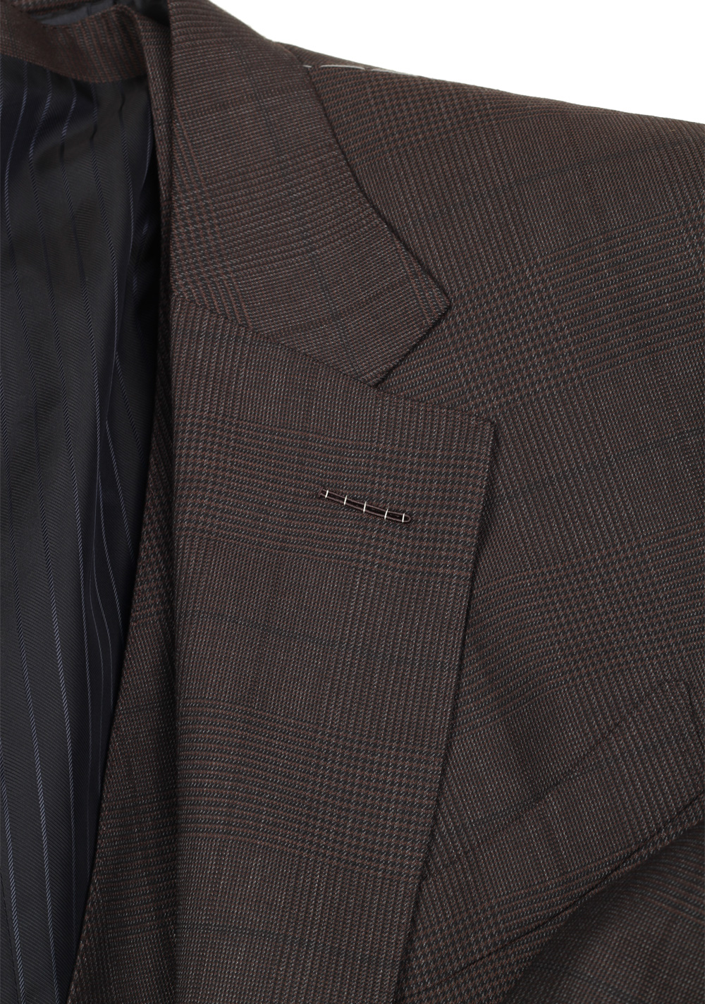 TOM FORD Windsor Brown 3 Piece Checked Suit Size 54S / 44S U.S. – image 5
