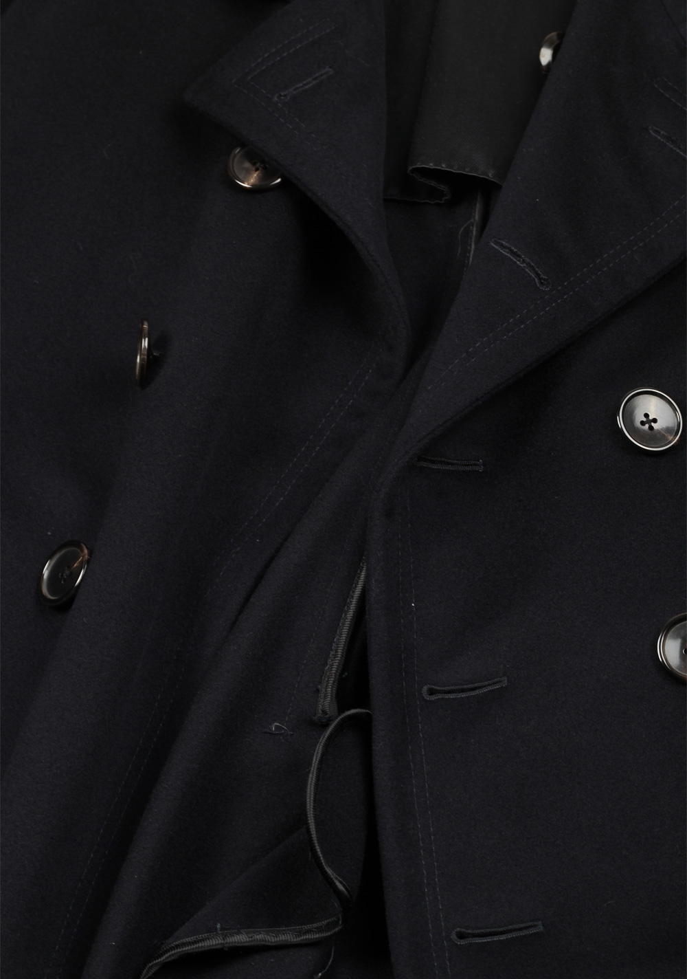 TOM FORD Blue Wool Double Breasted Coat 54 / 44R U.S. – image 3