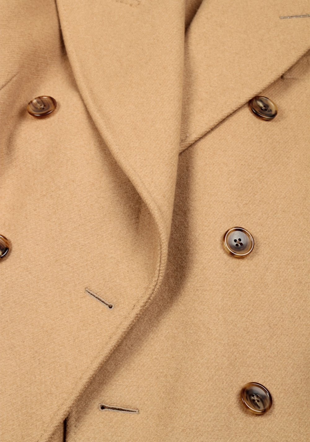 TOM FORD Camel Double Breasted Coat 58 / 48R U.S. in Camel Wool – image 2