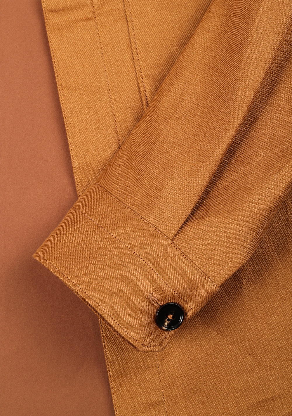 ZEGNA Oasi Lino Brown Overshirt – image 4
