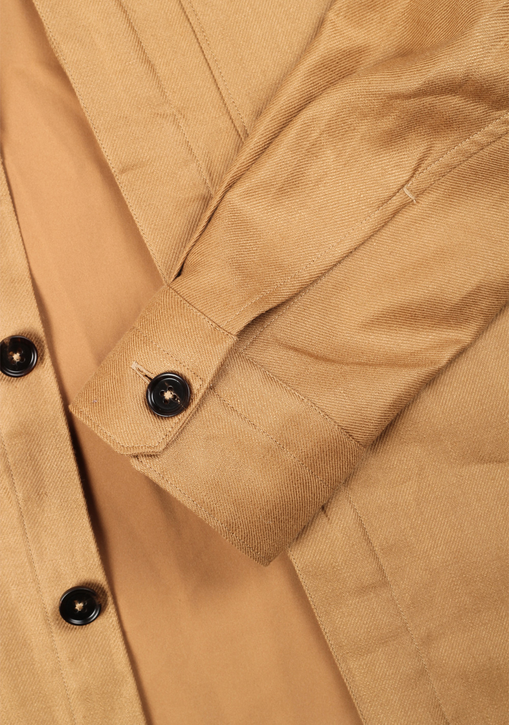 ZEGNA Oasi Lino Camel Overshirt – image 4
