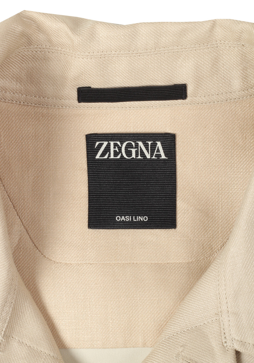 ZEGNA Oasi Lino Beige Overshirt – image 6