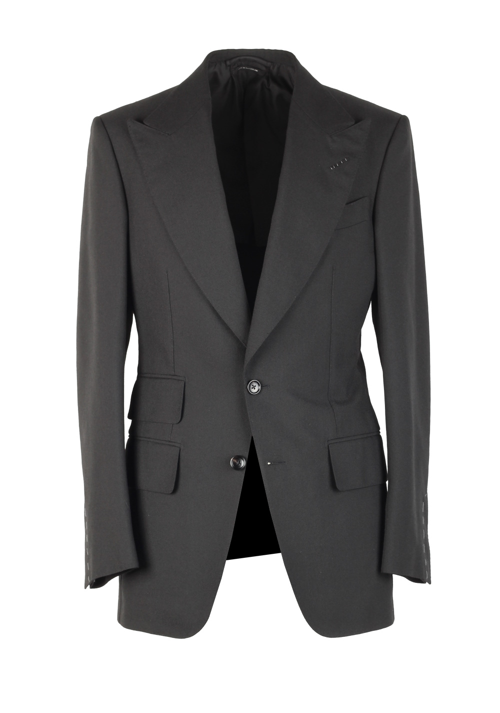 TOM FORD Atticus Black Suit Size 46 / 36R U.S.