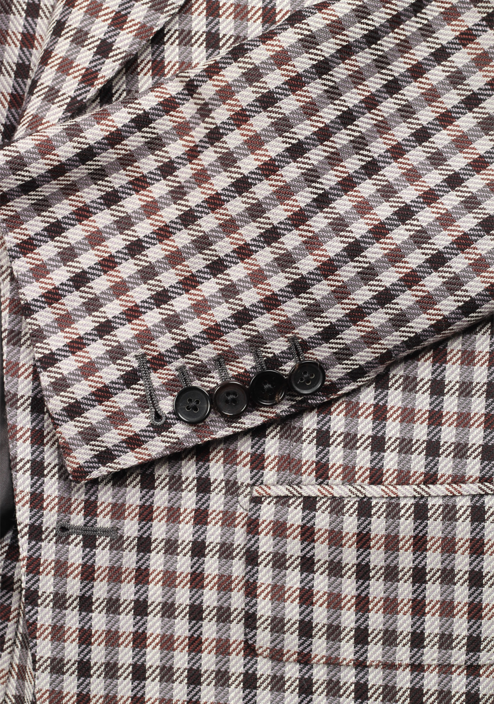 TOM FORD Atticus Brown Checked Suit Size 46 / 36R U.S. – image 5