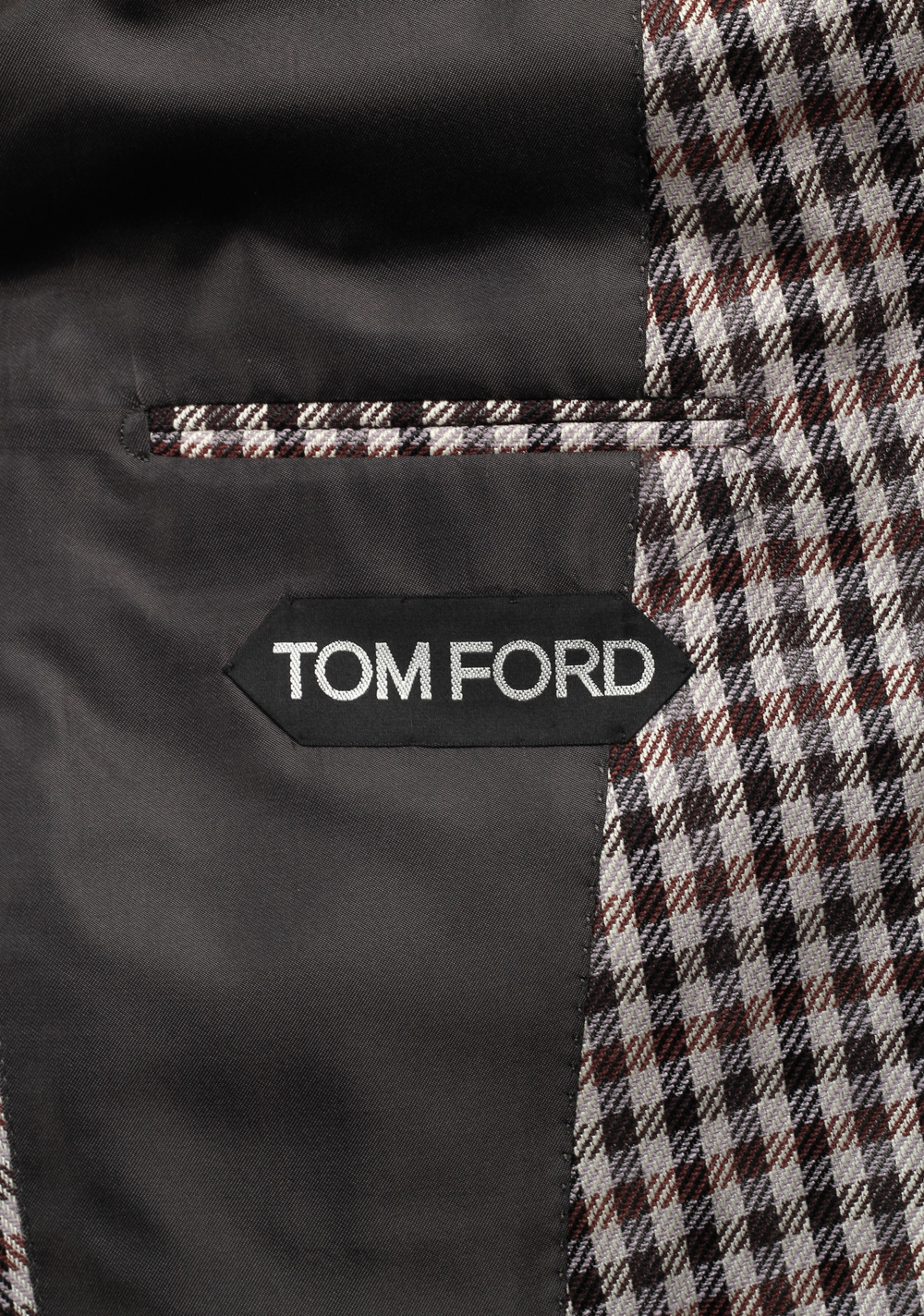 TOM FORD Atticus Brown Checked Suit Size 46 / 36R U.S. – image 7