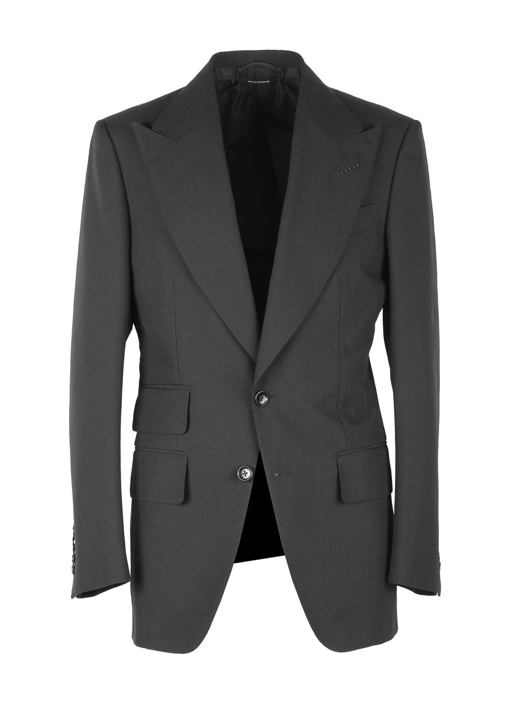 TOM FORD Atticus Black Suit Size 46 / 36R U.S.