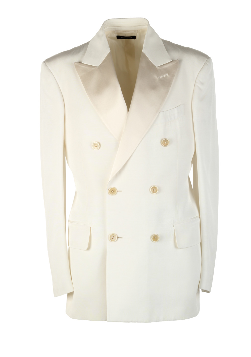 TOM FORD Cooper Ivory Tuxedo Dinner Jacket Size 46 / 36R U.S.