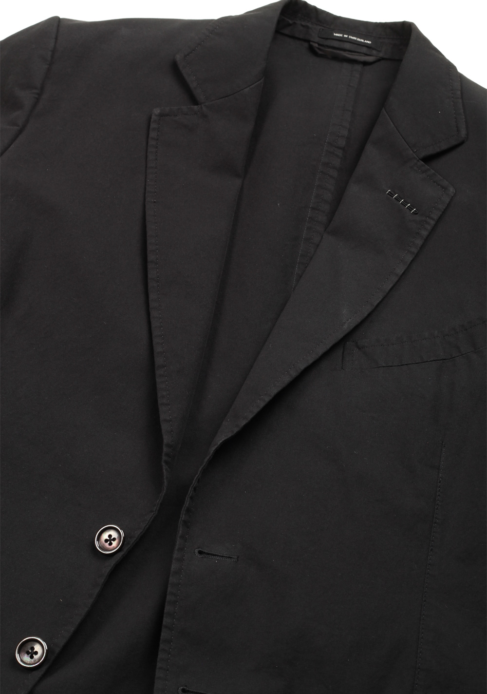 TOM FORD Black Sport Coat Size 48 / 38R U.S. In Cotton – image 2