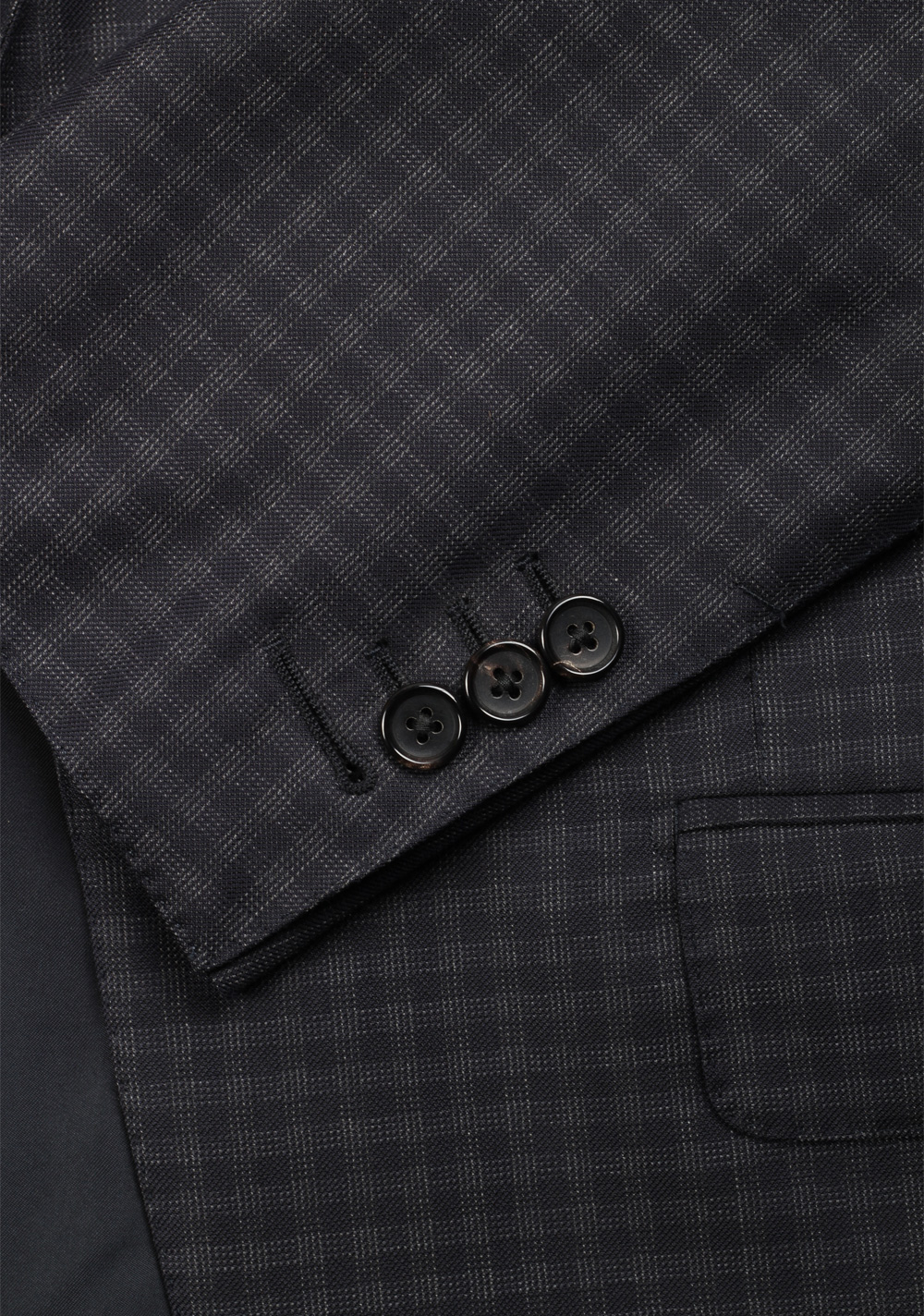 TOM FORD O’Connor Checked Blue Sport Coat Size 48 / 38R U.S. Fit Y – image 4
