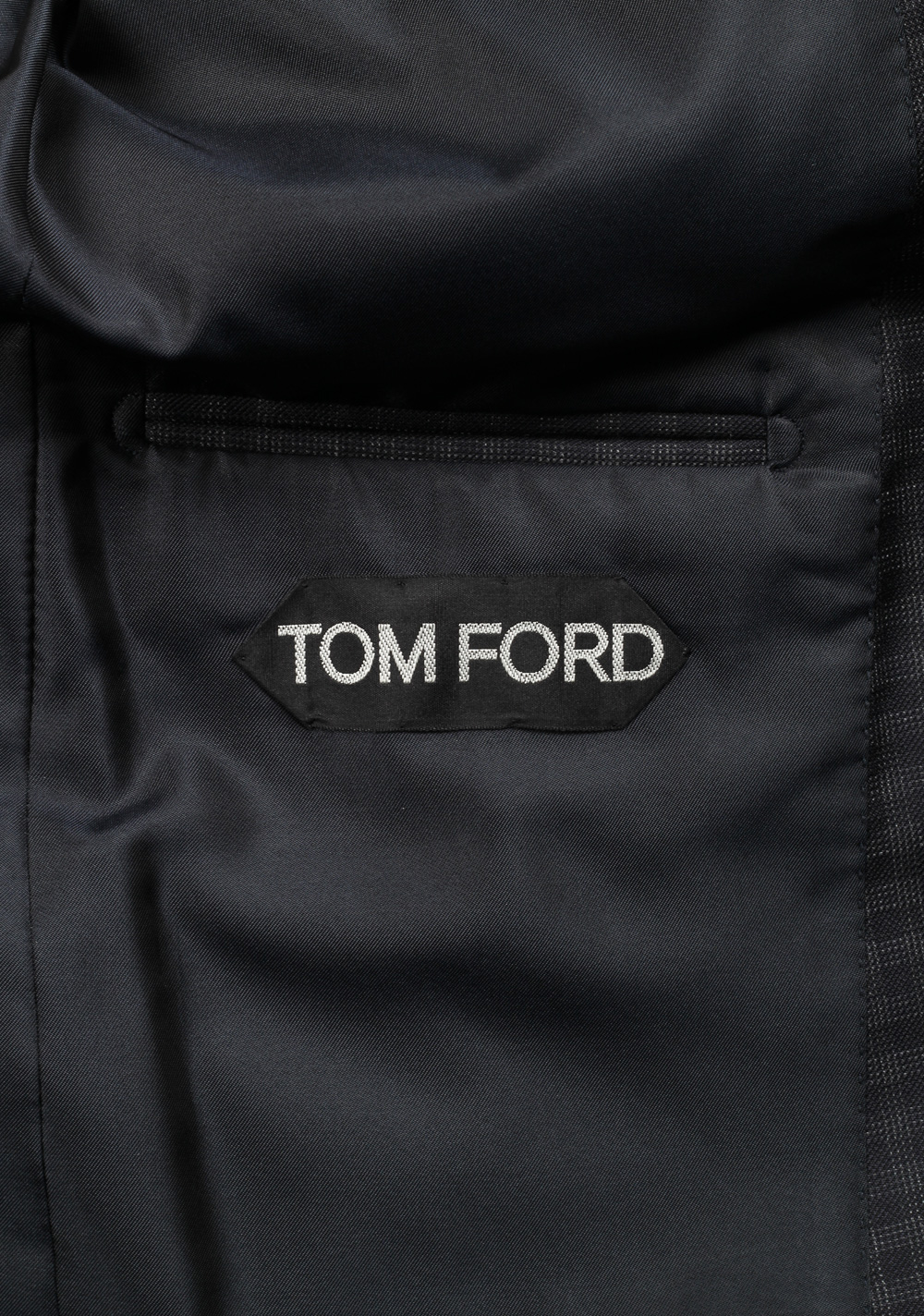 TOM FORD O’Connor Checked Blue Sport Coat Size 48 / 38R U.S. Fit Y – image 7