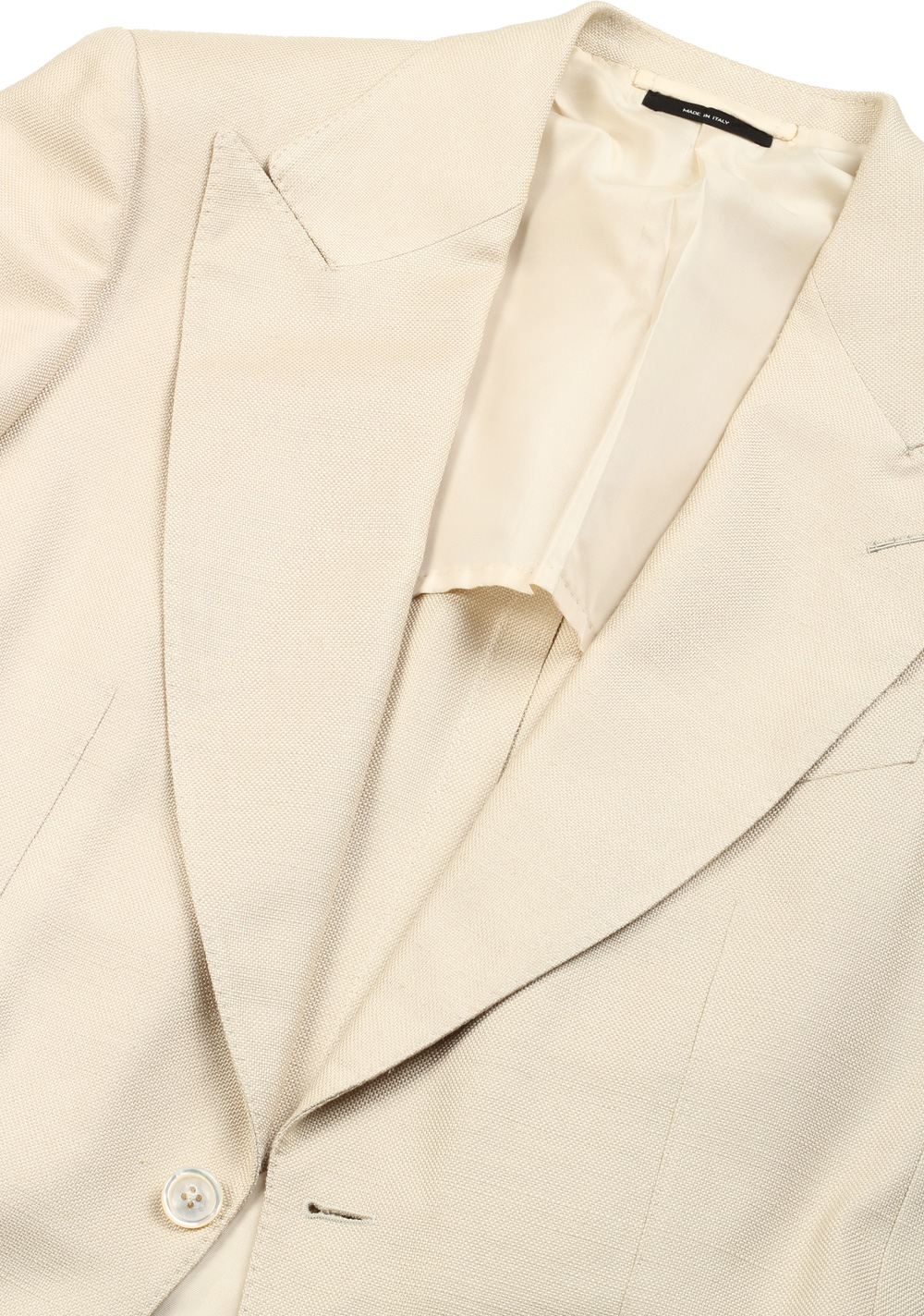 TOM FORD Atticus Champagne Silk Sport Coat Size 46 / 36R U.S. – image 2