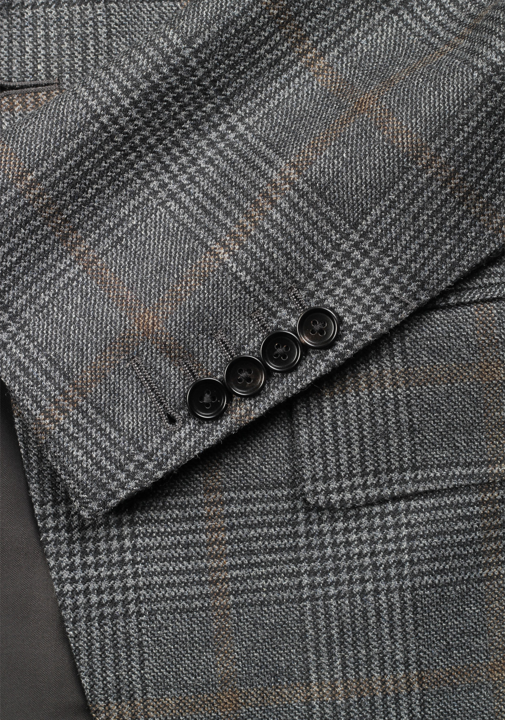 TOM FORD Gray Checked Sport Coat Size 46 / 36R U.S. in Mohair – image 4