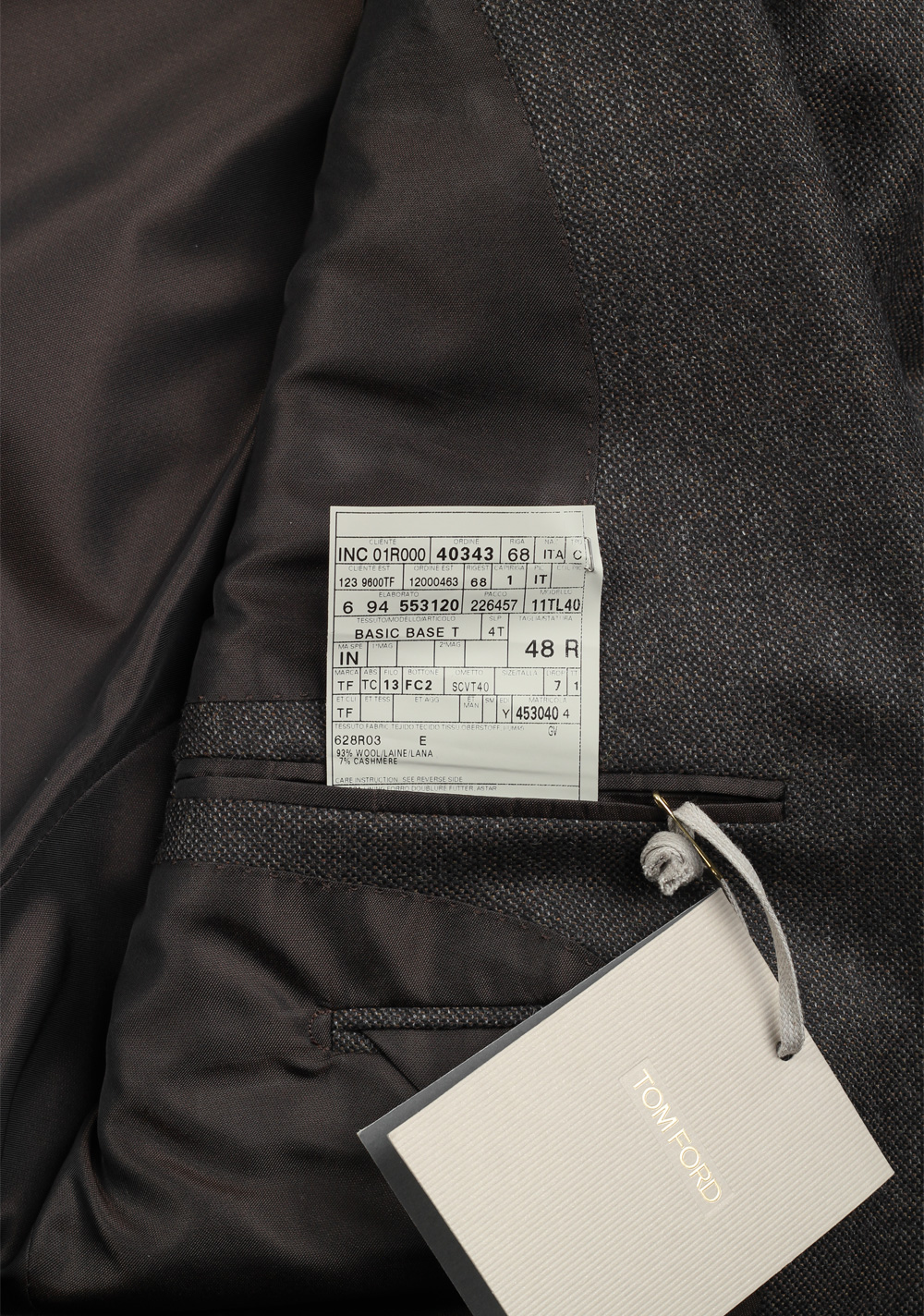 TOM FORD Wetherby Gray Sport Coat Size 46 / 36R U.S. – image 6