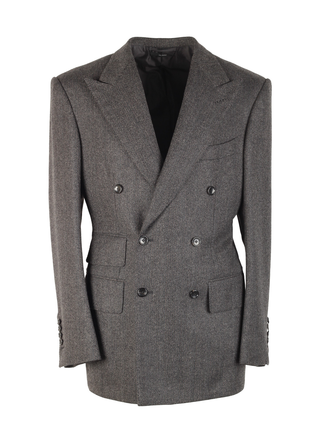 TOM FORD Mountbatten Gray Double Breasted Sport Coat Size 48 / 38R U.S.