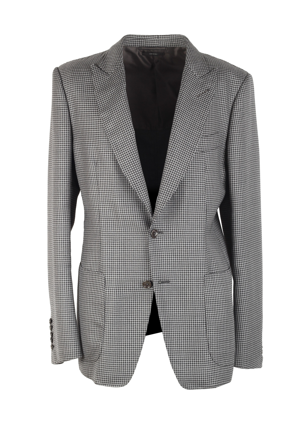 TOM FORD Atticus Gray Checked Sport Coat Size 48 / 38R U.S.