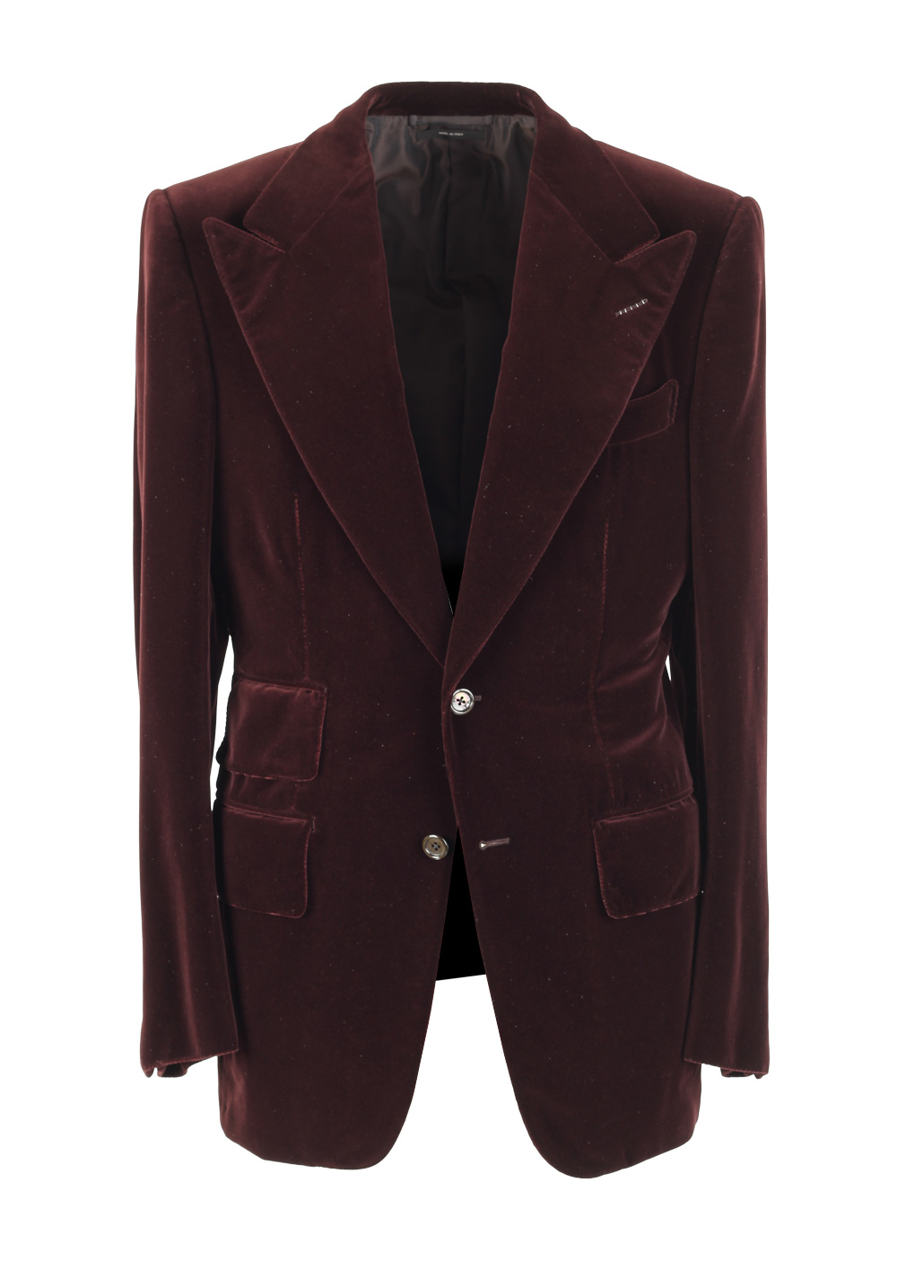 TOM FORD Wetherby Burgundy Sport Coat Size 48 / 38R U.S.