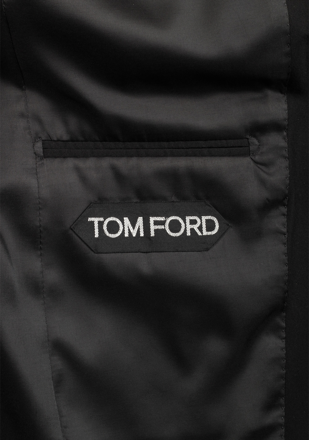 TOM FORD O’Connor Solid Black Sport Coat Size 48 / 38R U.S. in silk – image 7