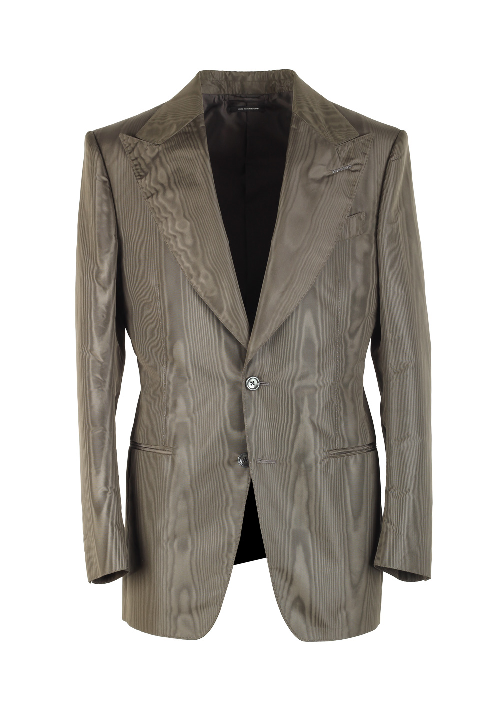 TOM FORD Shelton Greenish Brown Sport Coat Size 46 / 36R U.S.