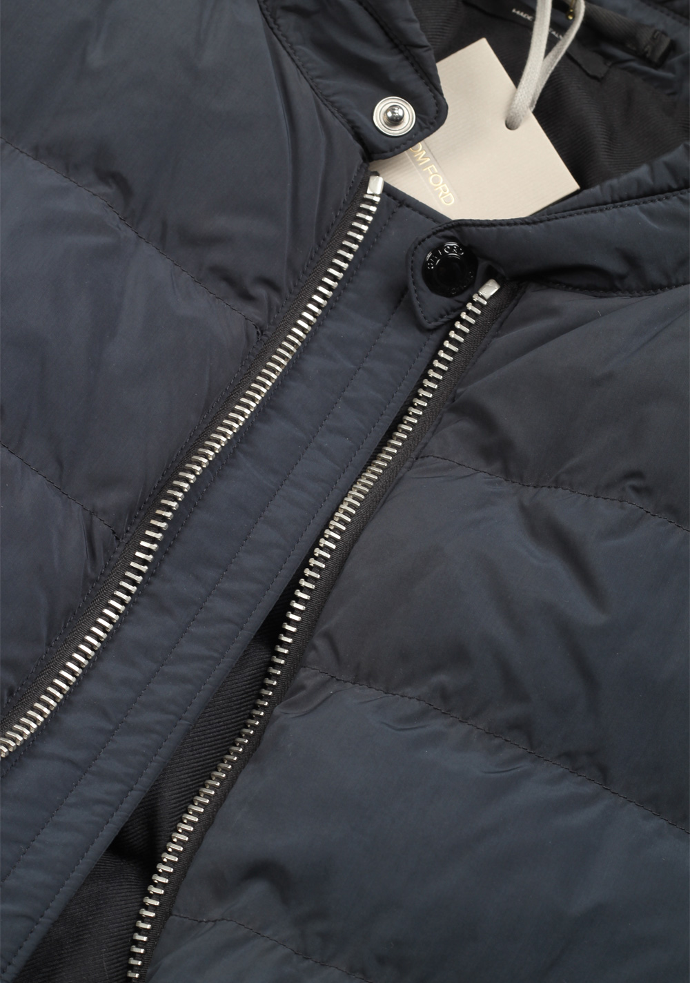 TOM FORD Blue Quilted Gilet Vest 48 / 38R U.S. – image 3