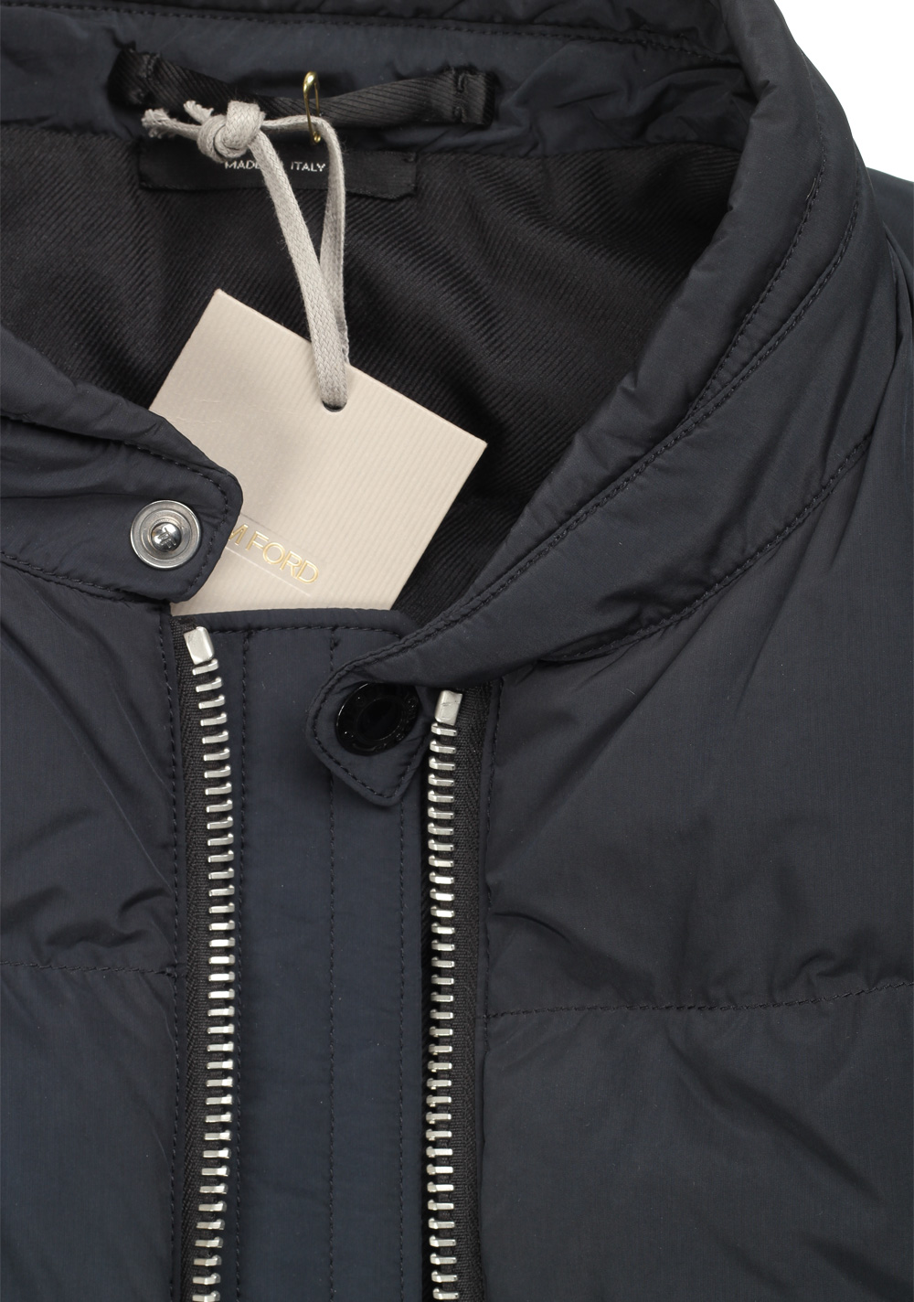 TOM FORD Blue Quilted Gilet Vest 48 / 38R U.S. – image 4