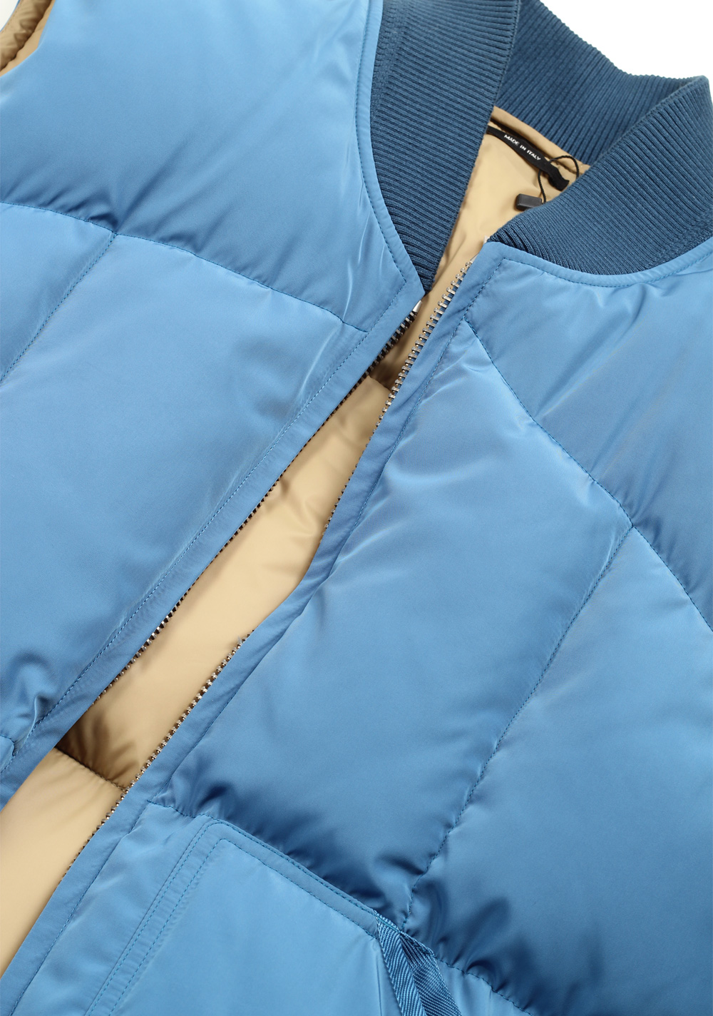TOM FORD Blue Quilted Gilet Vest 48 / 38R U.S. – image 2