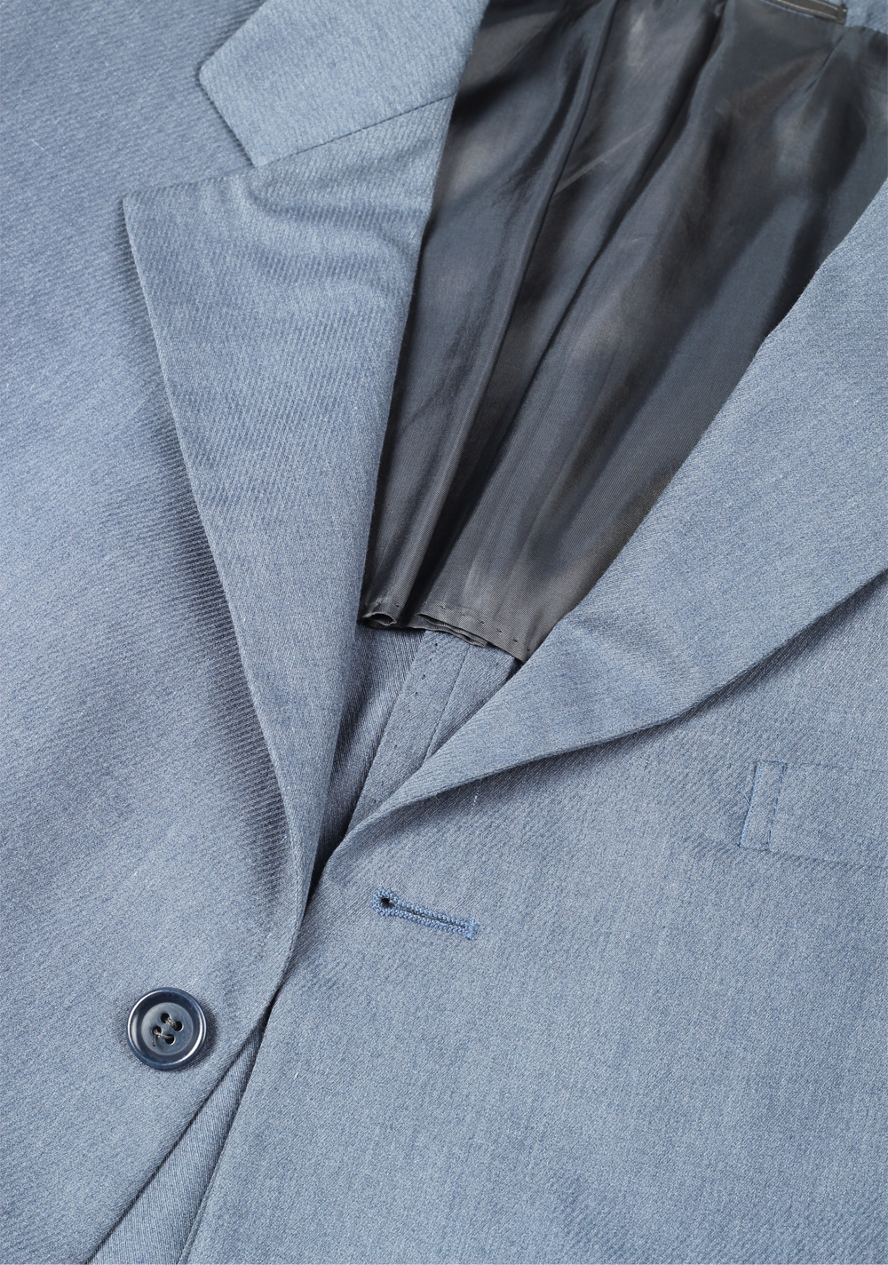 ZEGNA Blue Striped Suit Size 54 / 44R U.S. – image 2