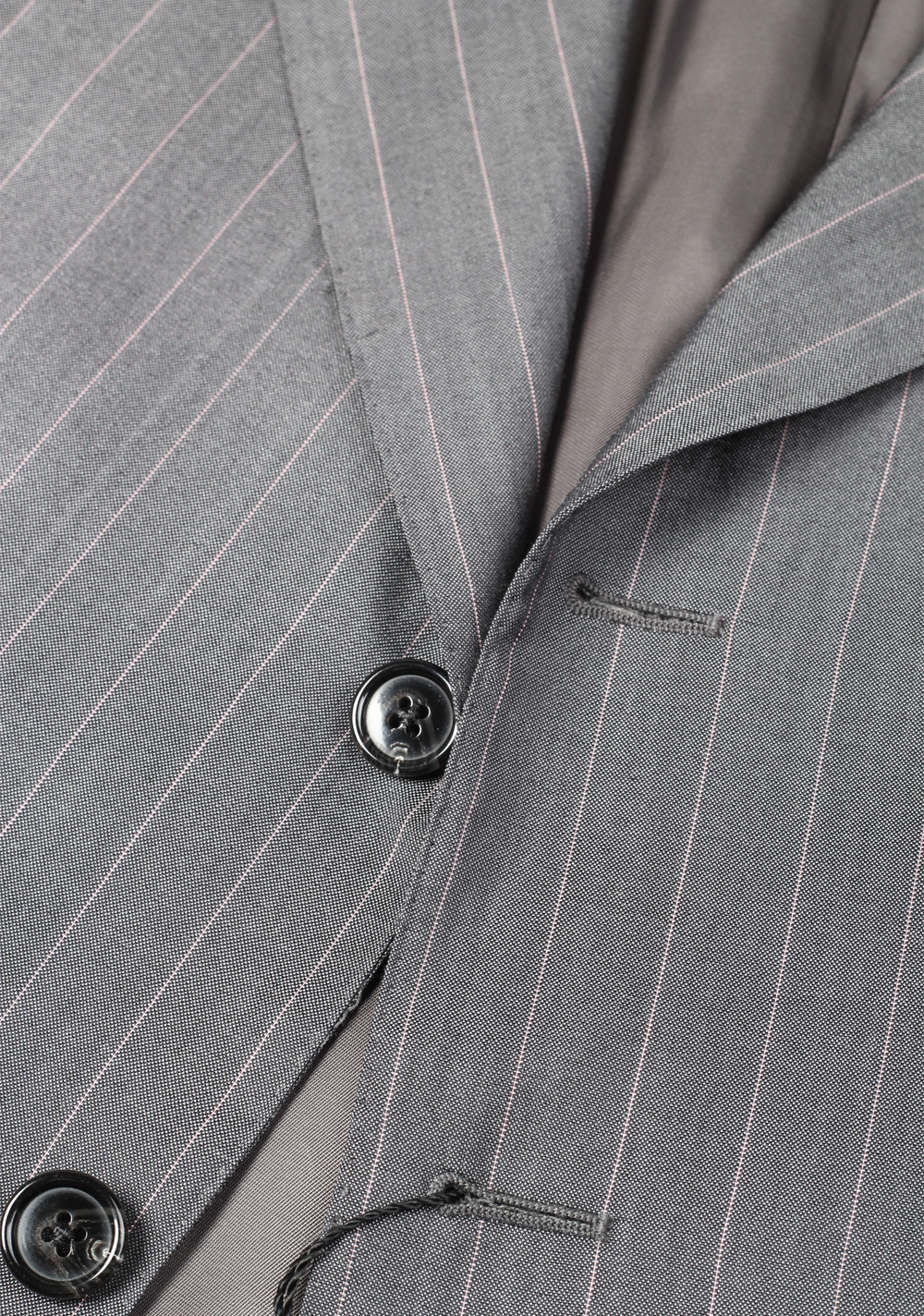 Corneliani Gray Striped Wool Silk Suit Size 54 / 44R U.S. – image 3