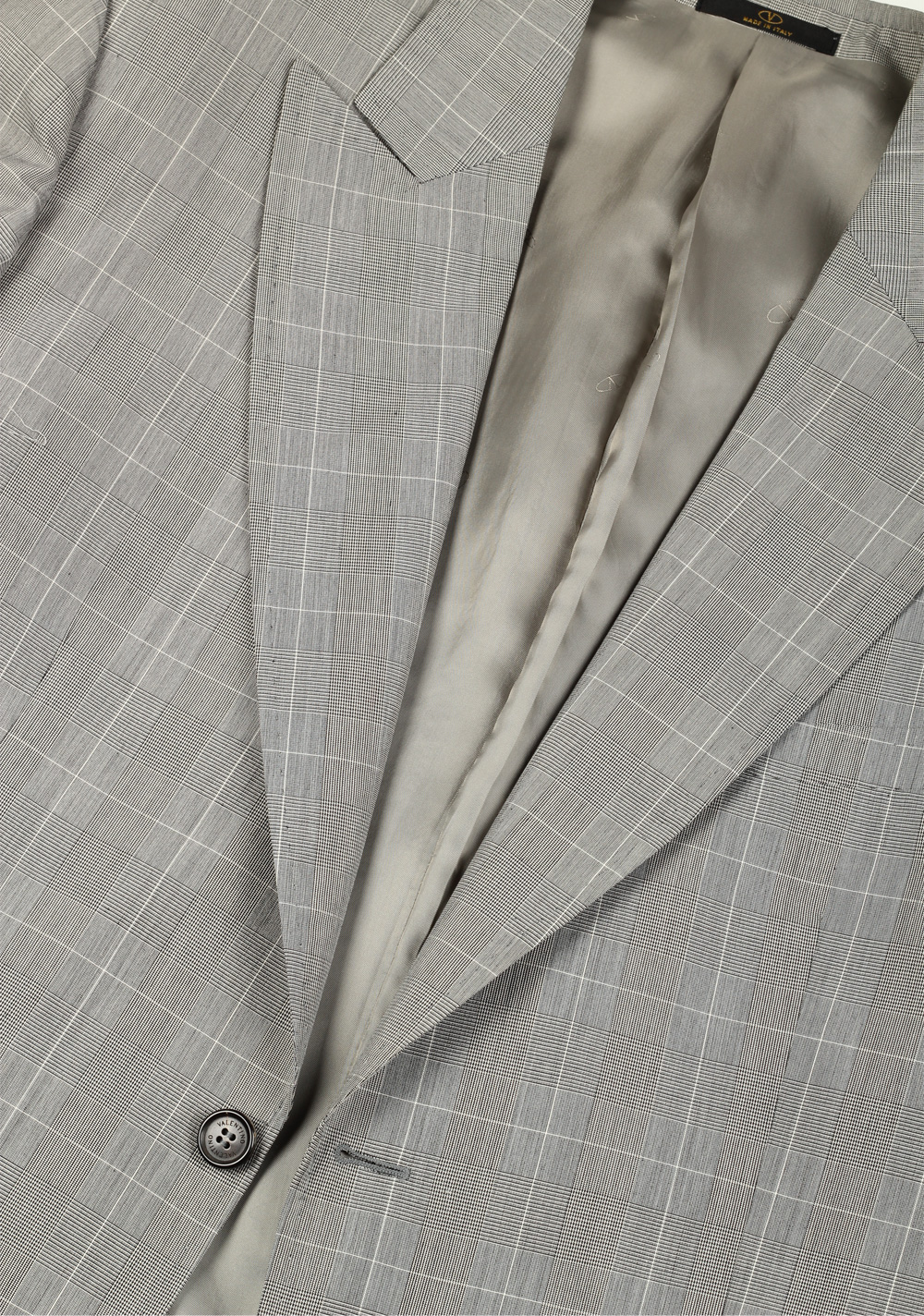 Valentino Gray Checked Suit Size 56 / 46R U.S. – image 2