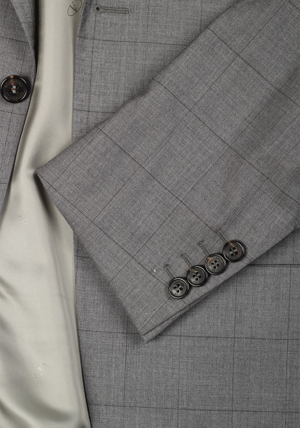 Valentino Gray Checked Suit Size 50 / 40R U.S. – image 4