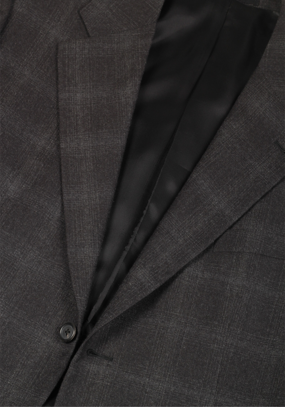 Prada Gray Checked Wool Cashmere Suit Size 54L / 44L U.S. – image 2