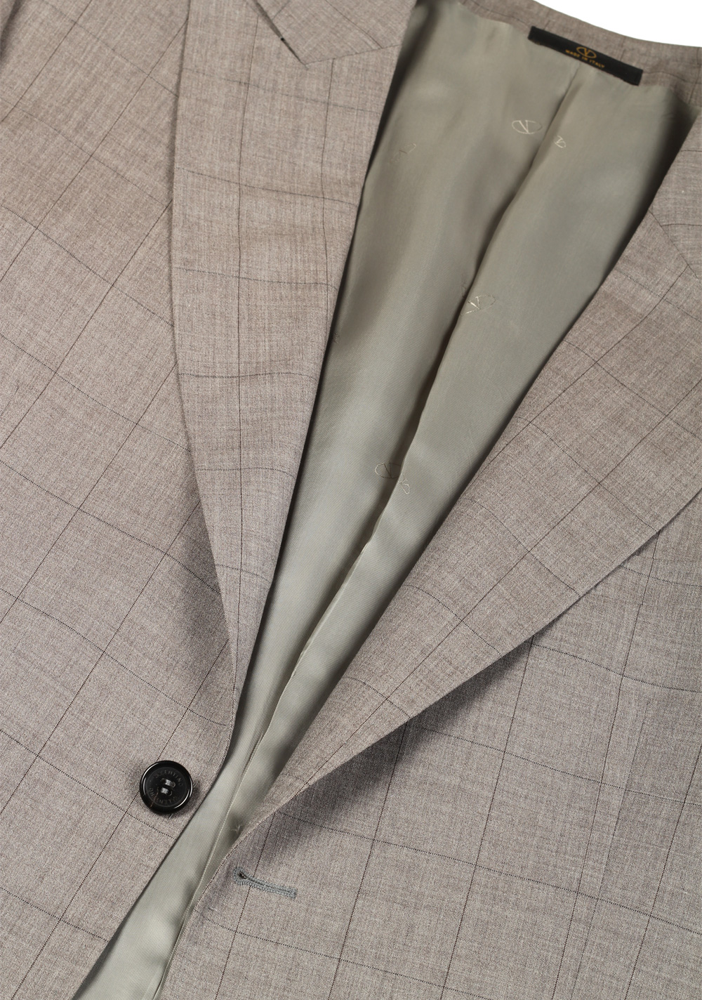 Valentino Gray Checked Suit Size 54 / 44R U.S. – image 2
