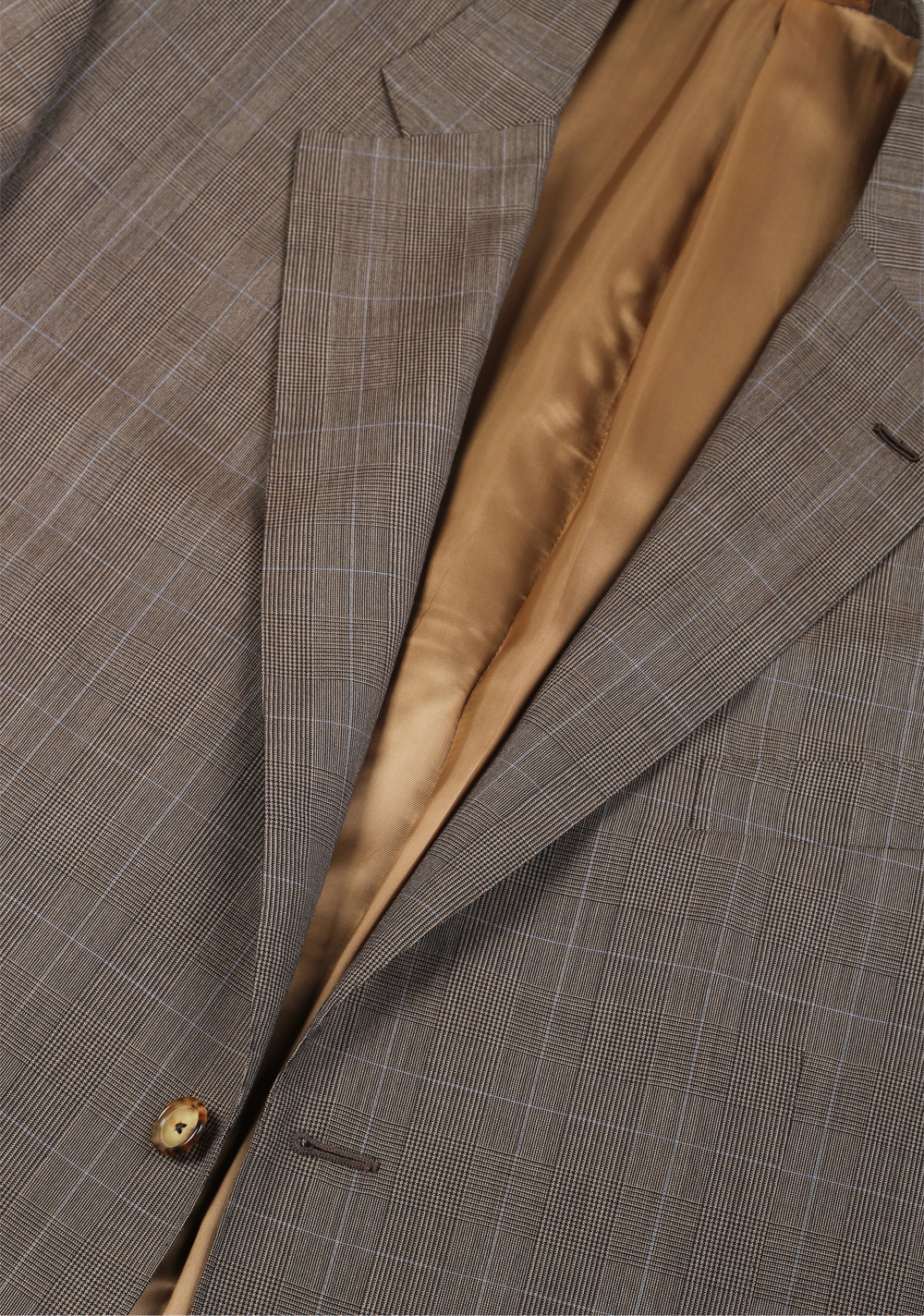Caruso Brown Checked Sport Coat Size 60 / 50R U.S. in Wool – image 2