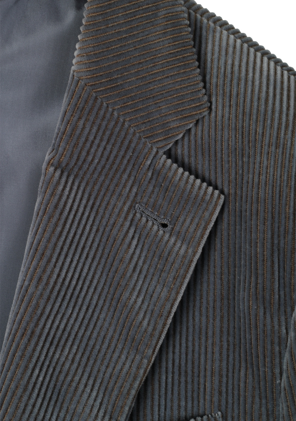 Armani Collezioni Blue Striped Sport Coat Size 50 / 40R U.S. in Cotton – image 5