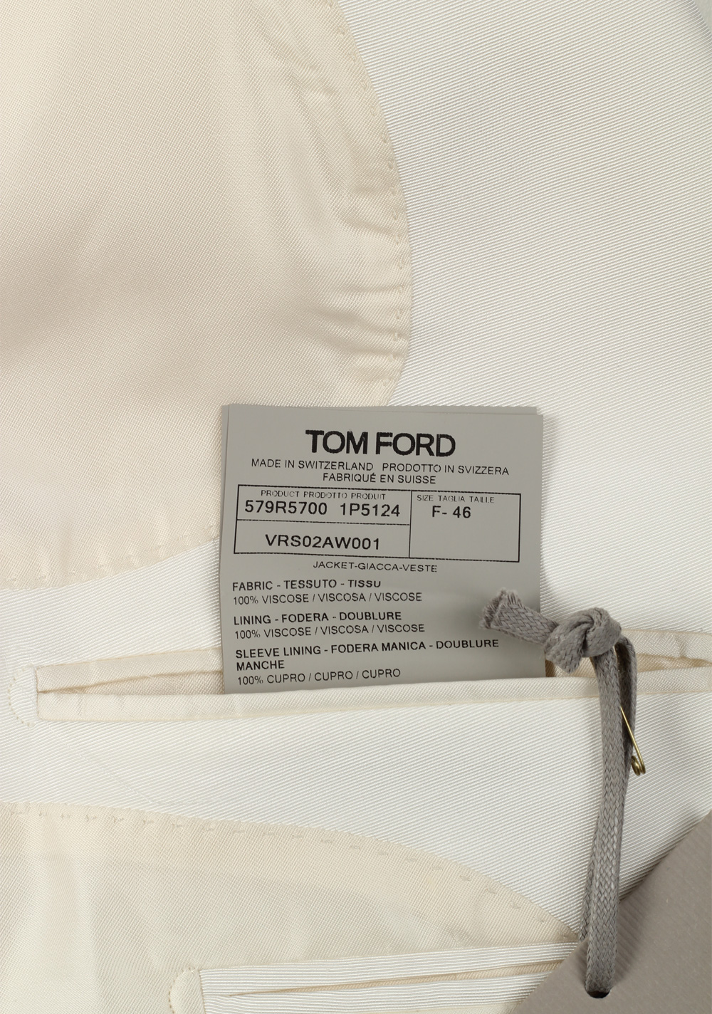 TOM FORD Atticus White Sport Coat Size 46 / 36R U.S. – image 6