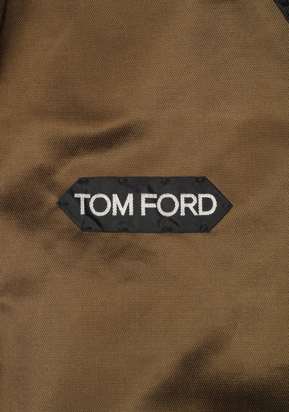 TOM FORD Black Patterned Coat Size 48 / 38R U.S. Outerwear – image 7