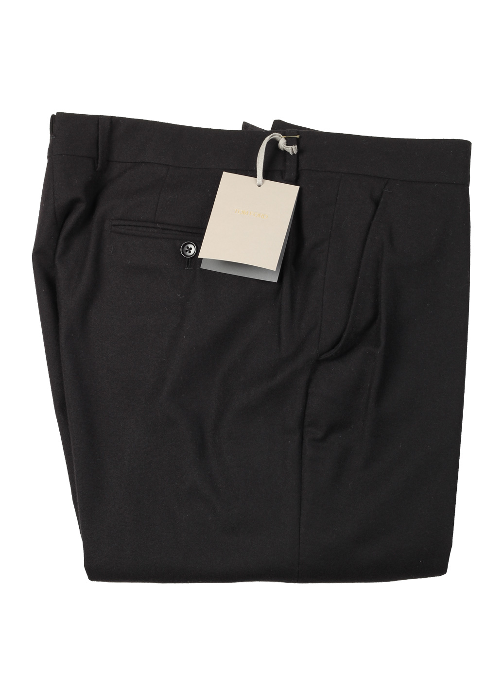 TOM FORD Black Trousers Size 56 / 40 U.S. in Wool