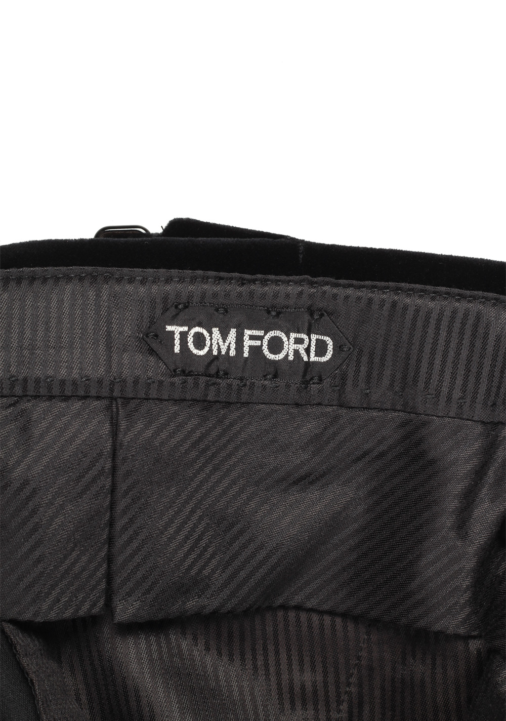 TOM FORD Black Cocktail Tuxedo Trousers Size 52 / 36 U.S. – image 4