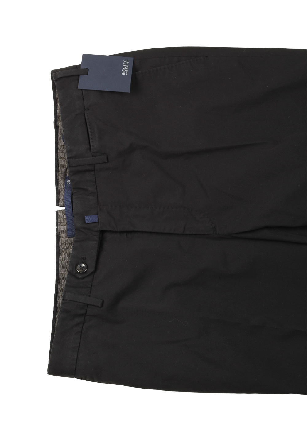 Incotex Black High Comfort Trousers Size 50 / 34 U.S. – image 3