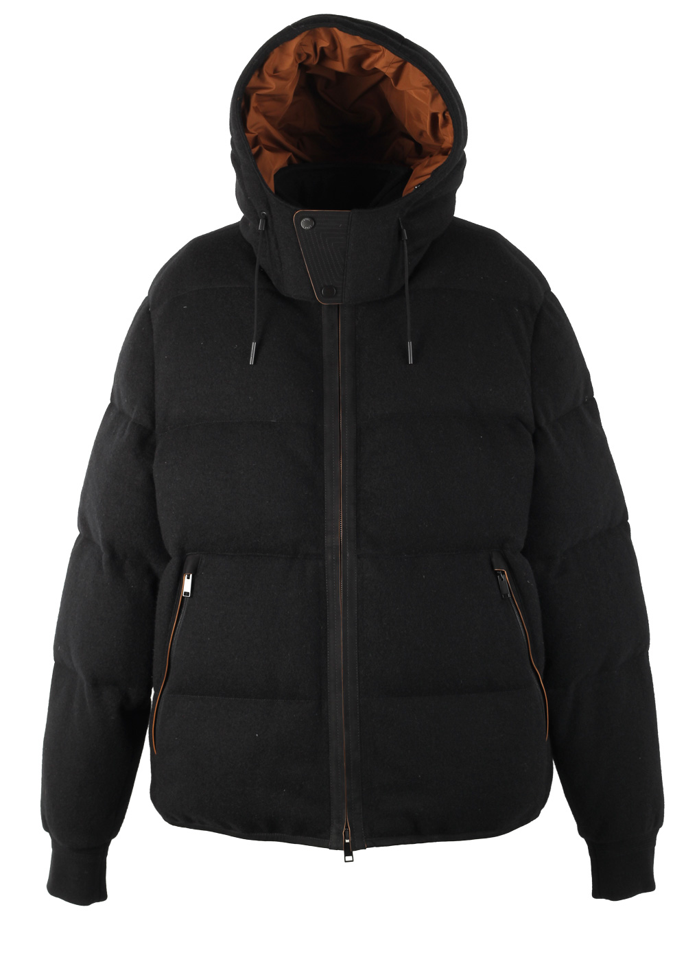ZEGNA Oasi Cashmere Black Padded Bomber Jacket Outerwear – image 2