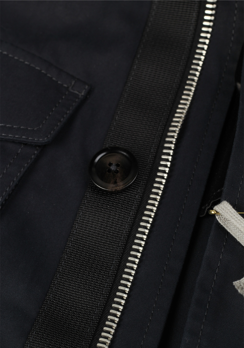 TOM FORD Blue Lined Overshirt Jacket in Cotton – image 3