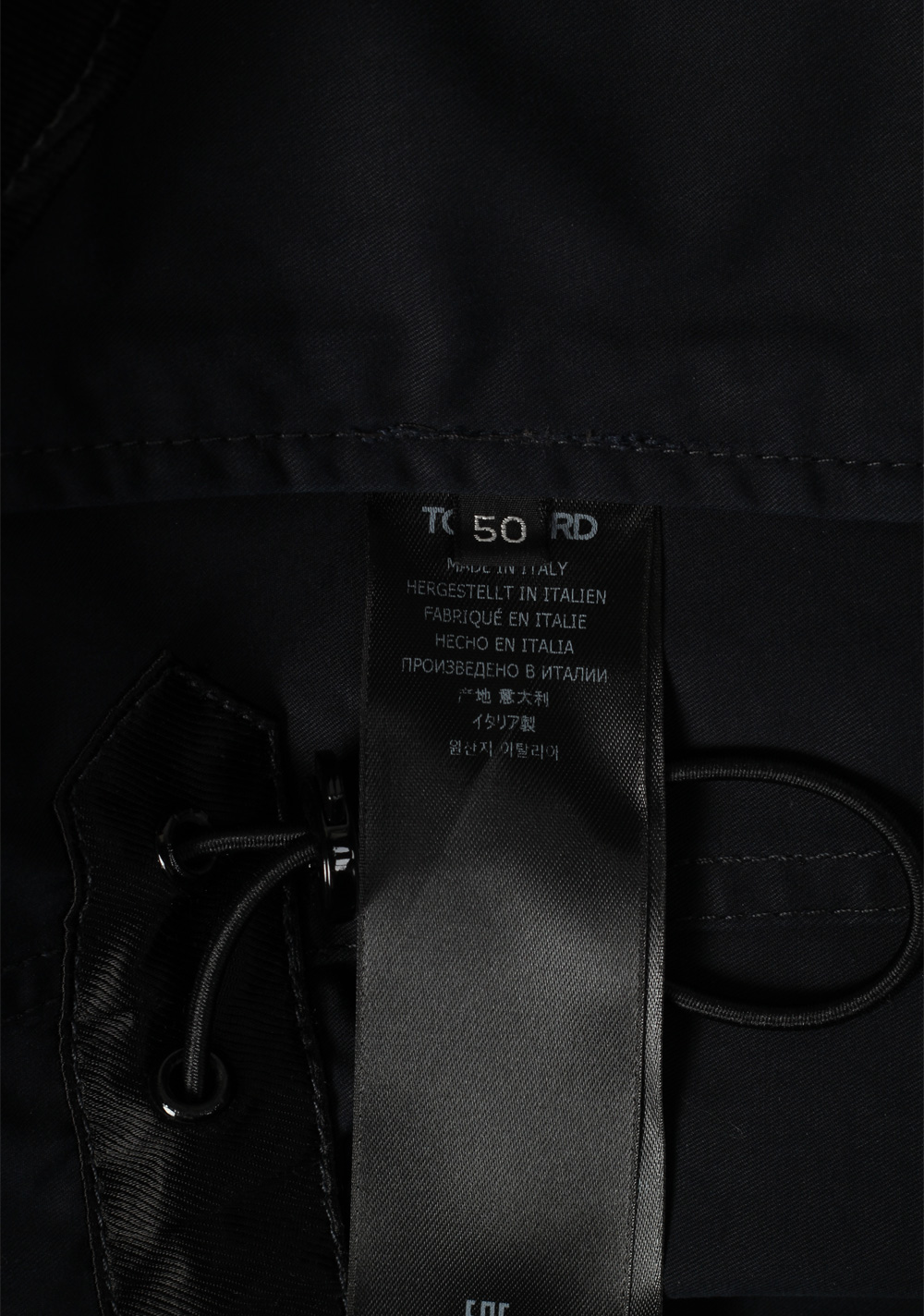 TOM FORD Blue Lined Overshirt Jacket in Cotton – image 7
