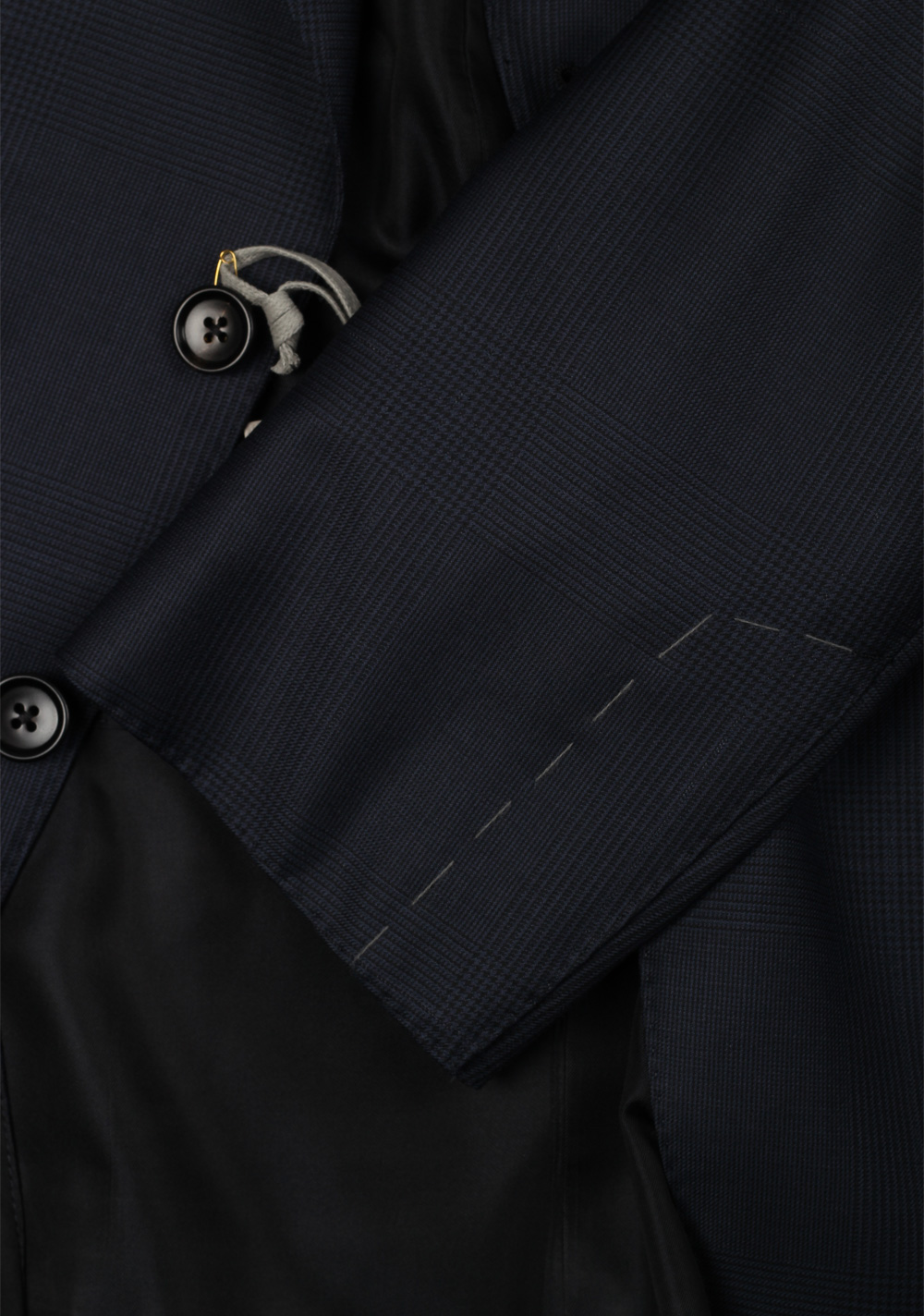 TOM FORD Shelton Wool Checked Blue Suit – image 4