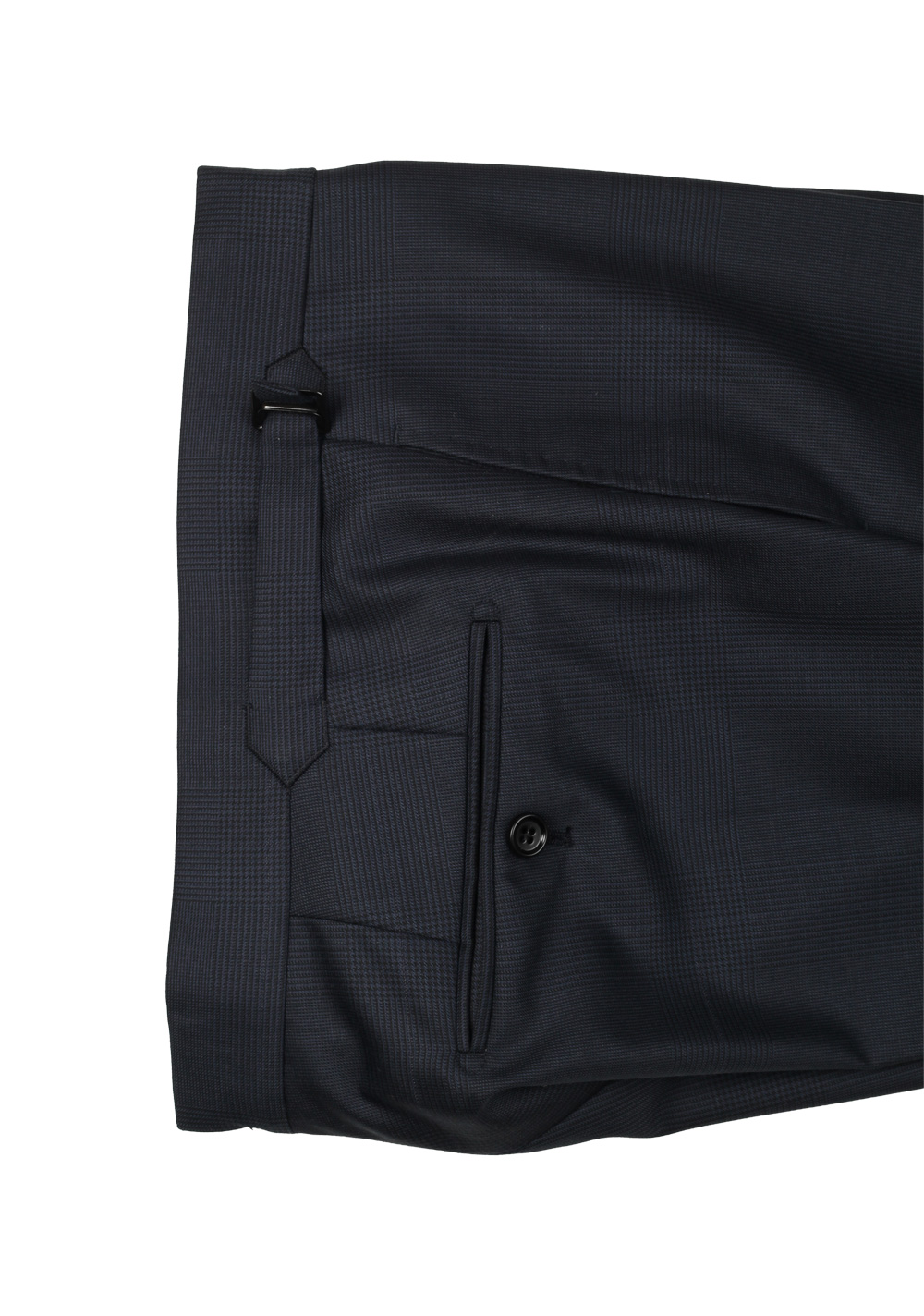TOM FORD Shelton Wool Checked Blue Suit – image 8