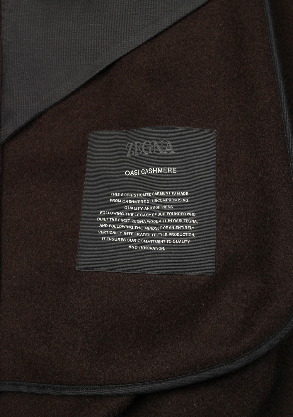 ZEGNA Oasi Cashmere Boysenberry Overcoat Size 56 / 46R U.S. – image 6