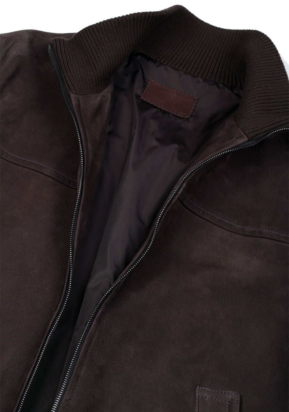 Prada Brown Leather Jacket Coat Size 54 / 44R U.S. Outerwear – image 2