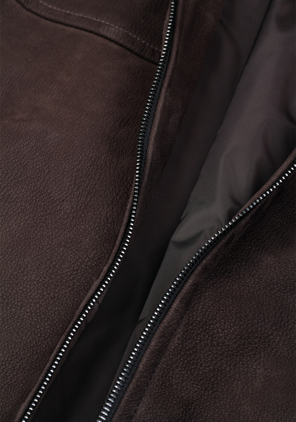 Prada Brown Leather Jacket Coat Size 54 / 44R U.S. Outerwear – image 3